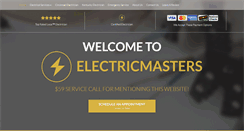 Desktop Screenshot of electricmasters.com